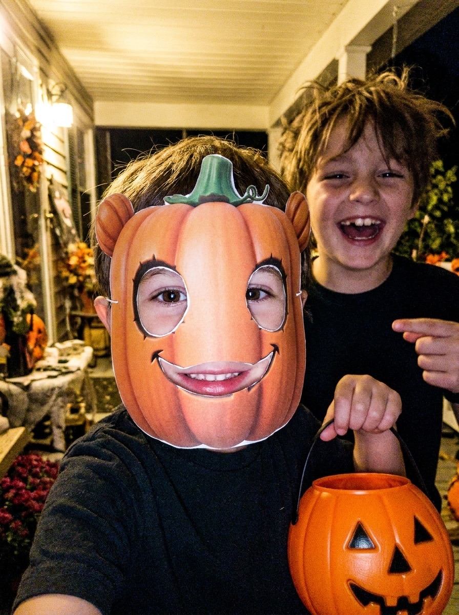 Masque de citrouille