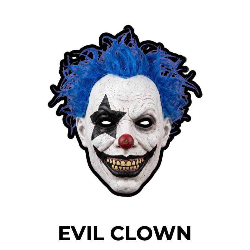 Masque de clown maléfique