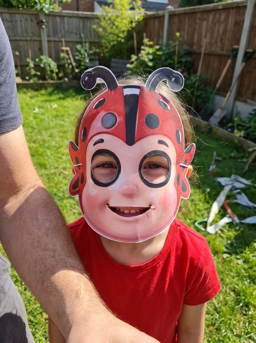 Masque de coccinelle