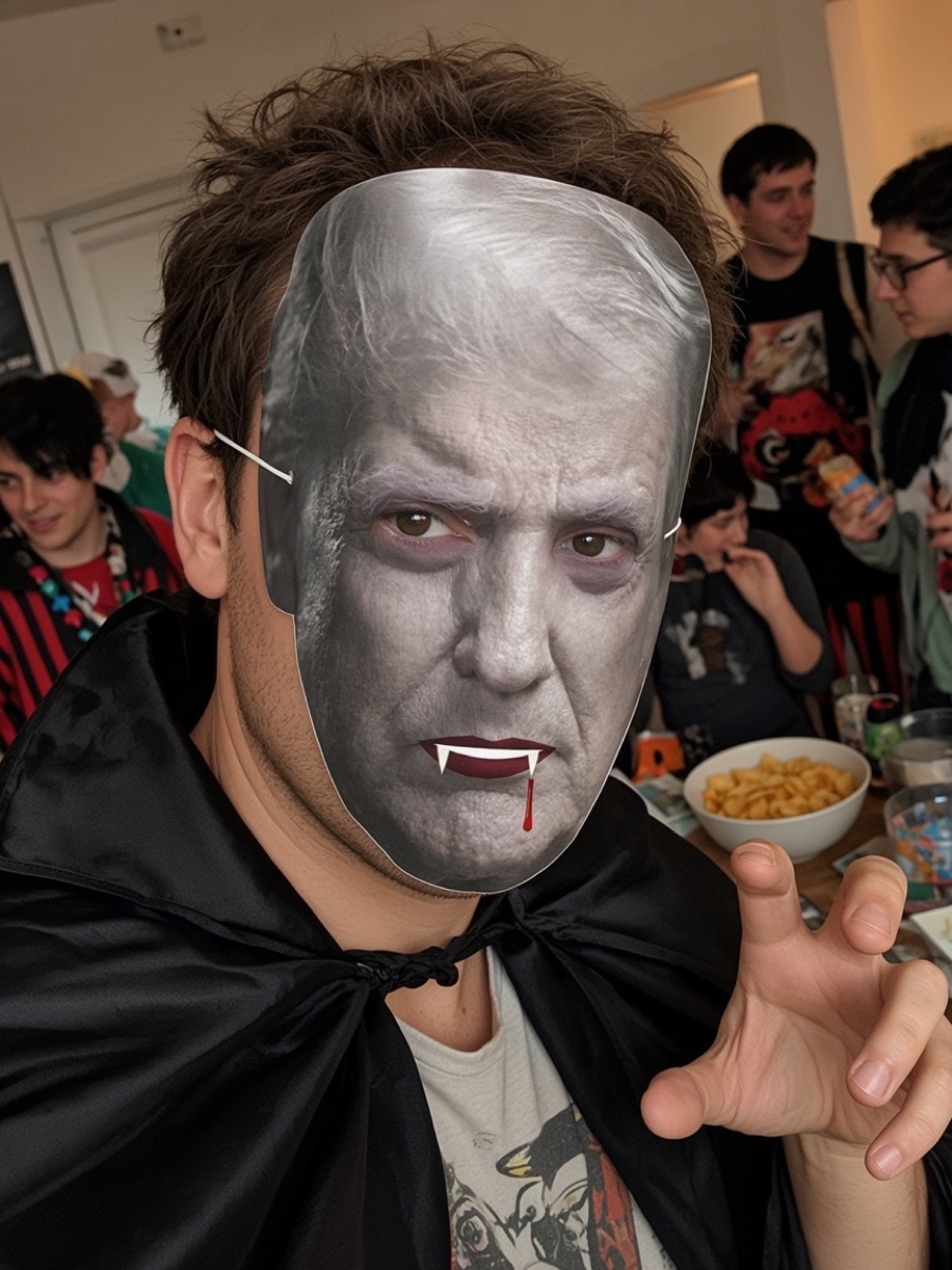 Masque de Donald Trump vampire